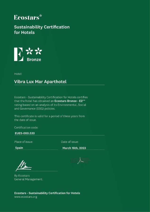 Hotel Apartamentos Vibra Lux Mar Ибица Экстерьер фото